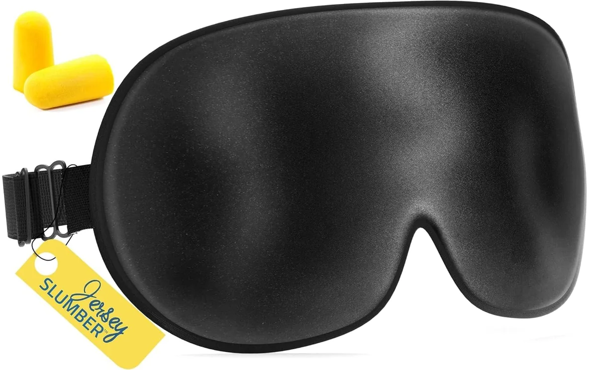 100% Silk Sleep Mask for A Full Night's Sleep | Comfortable & Super Soft Eye Mask with Adjustable St Review